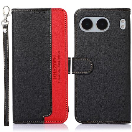 KHAZNEH OnePlus Nord 4 Lompakkokotelo Nahkainen Flip Cover