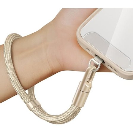 Håndleddsstropp Justerbar med Mobiltelefon Lanyard Pad Håndleddsstropp Myk Paracord Håndleddsstropp Kort Mobiltelefonstropp
