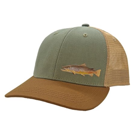 RepYourWater Hat Standard Fit - Tailout Series Brown