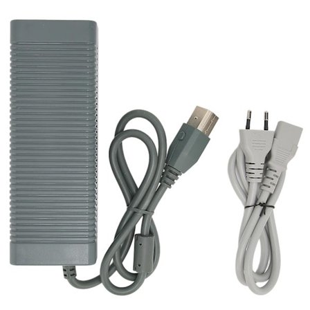 /NN/Kompatibel med Xbox 360 nätadapter spelkonsol strömförsörjningsladdare med strömkabel 185265VEU-kontakt-YM