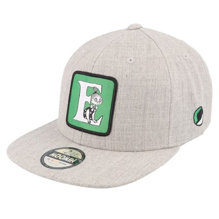 Kinder Moomin - Grau snapback Cap - Kinder Moomin Alphabet - E Heather Grey Snapback @ Hatstore
