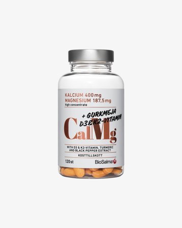 BioSalma Kalcium & Magnesium - 120 tabletter