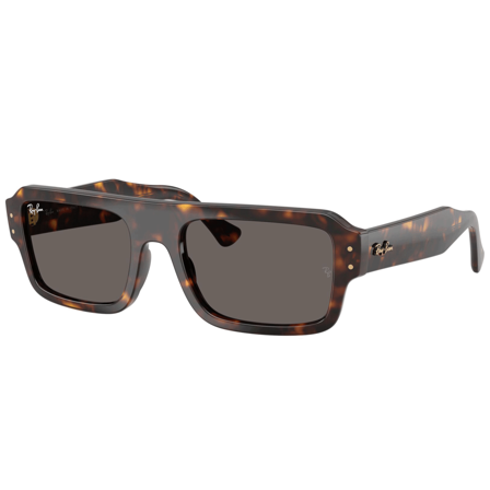 Ray-Ban Lukas Bio-based Polished Havana Dark Grey