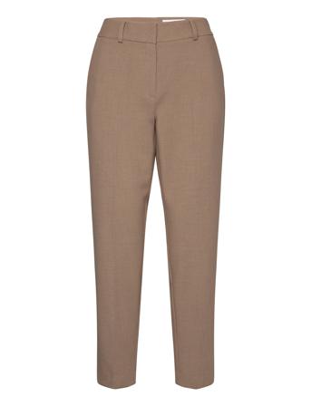 Selected Femme Slfrita-Ria Mw Crop Pant Camel Mel Noos Beige