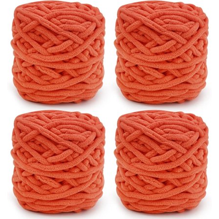 Garn 4xGarn för virkning, mjukt tjockt garn för garnprojekt-LP-