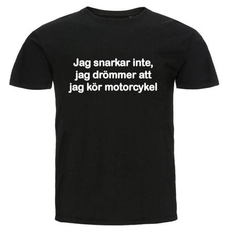 T-shirt - Jag Snarkar Inte Black L