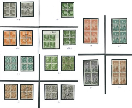 Danmark - Samling af blokke i 1 ringbind