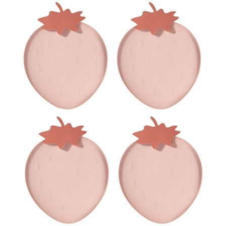 4 st Frukttallrikar Set för Vardagsrum Snacks Godis Dekorativ Användning