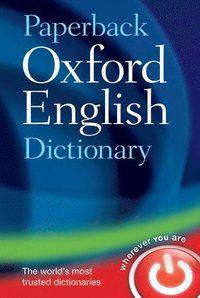 Paperback Oxford English Dictionary, ISBN: 9780199640942