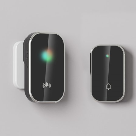 Langaton ovikello, vedenpitävä ovikello kotiin, useita äänenvoimakkuuksia