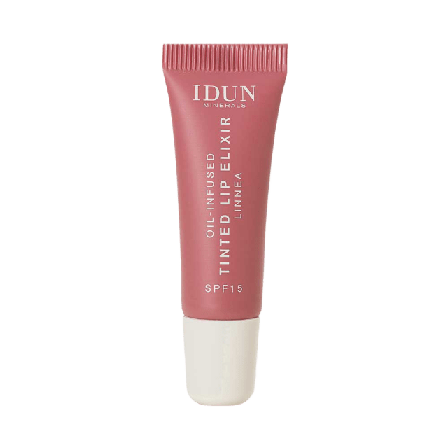 IDUN Minerals Oil-Infused Tinted Lip Elixir Linnea Cherry Rose Läppglans Unisex Rosa 8 ML
