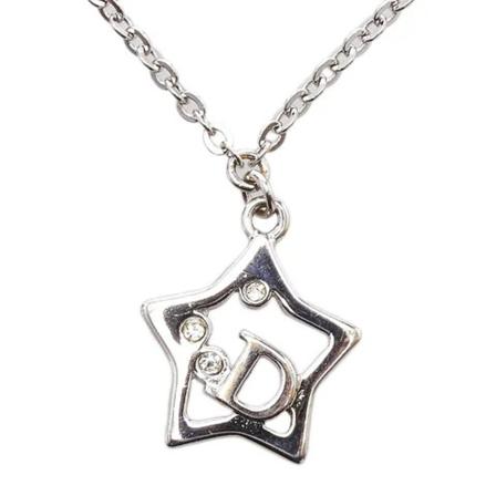 Dior Vintage Pre-owned Metal necklaces , Grijs , Dames , Maat: ONE Size Vintage Sieraden