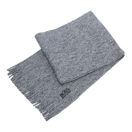 Hugo Boss, Scarf 50455703 Szary, Mężczyzna, Rozmiar: ONE Size