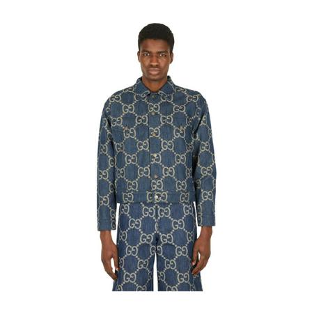 Gucci Jas , Blauw , Heren , Maat: XS