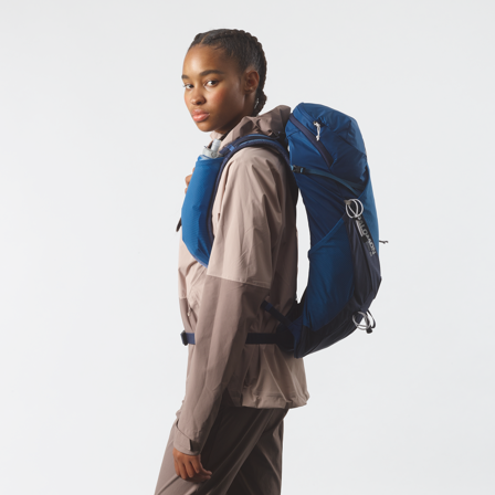 Salomon - Rugzakken Tassen & rugzakken Aerotrek 20 - Poseidon / Black Iris