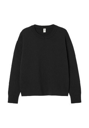 Å WOMAN Tröja YLVA Stickat Svart S