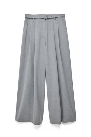 Alexia x NA-KD Stoffhose mit Gürtel - Hosen - Grau - EU 34