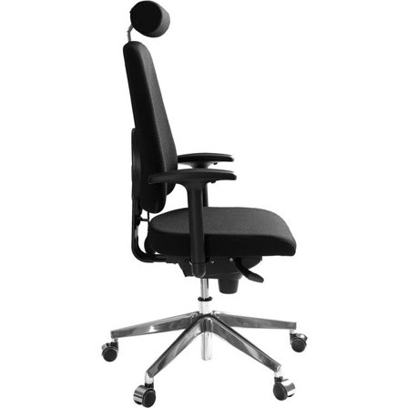 LANAB DESIGN Kontorsstol LD6340Deluxe svart u svankst - Lyreco - Kontorsmöbler och inredning - Stolar och sittmöbler - Kontorsstolar