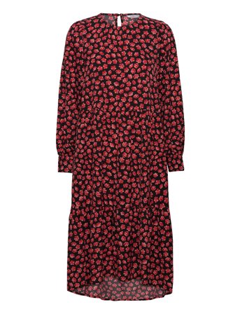 Mschmakesa Dress Aop Red MSCH Copenhagen