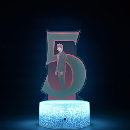 Stranger Things 5 TV-serie Perifer Sømløs Innvendig Trykk Fargetrykt Nattlys