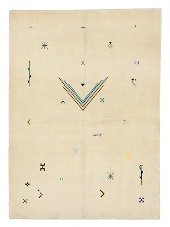 Gabbeh Matta Handknuten 168X231