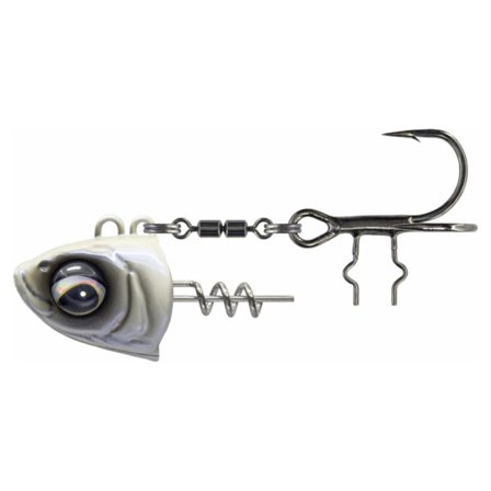 Savage Gear Monster Vertical Heads - 40g 1 Pearl White