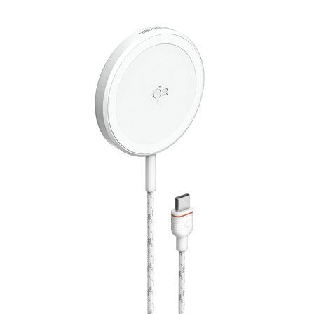UNISYNK Magnetic Wireless Charger Qi2 15W Hvit