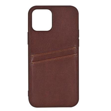 Mobilskal Pu 1 Kort Iphone 13 Mini Brun