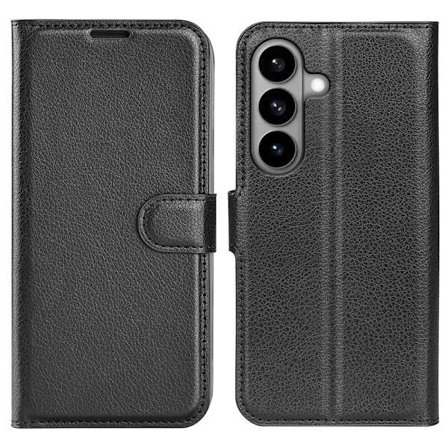 AMORUS Samsung Galaxy S26 / S26 Pro Plånboksfodral Konstläder Ställ - Svart