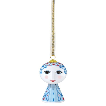 Bjørn Wiinblad Eva juledekorasjon 2025 7,5 cm, blå