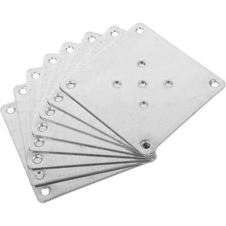 8 st galvaniserade benfästen för soffa soffben fäste för soffa järnplåtar metall