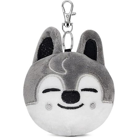 Kpop Nøgleringe Sød Tegneserie Nøglering Bilnøgle Vedhæng Kvinder Håndtaske Tegnebog Vedhæng SKZOO, husky