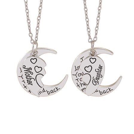 Yhteensopivia kaulakoruja äidille ja tyttärelle 2 kpl