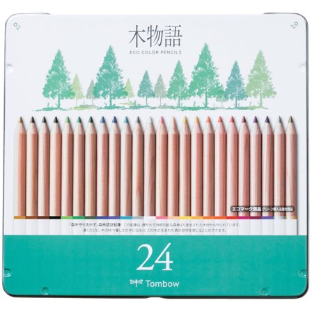 Tombow Ki-Monogatari Eco Värikynät 24-setti Set of 24