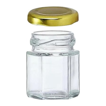 Glass Honningkrukker Honningflasker GULL