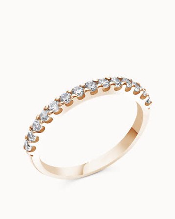 Eternity Ring Linda 18K Rose Gold - Engagement Rings & Wedding Rings from Vanbruun