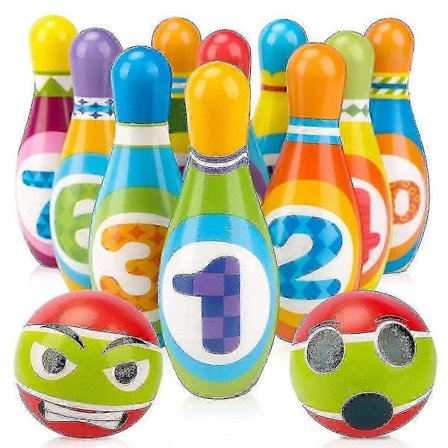 Bowling Set för Barn 25-26, Leksaker för 2 3 4 År Gammal Pojke Flicka Present Barnleksaker Ålder 2-6 Utomhusleksak För 1-3 År Gammal Lärleksak För ...
