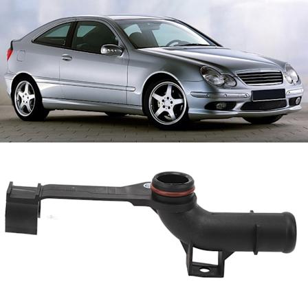 Motor Kjølevannsrør 2712001352 Varmebestandig Sylinderhode Kjølevannsrør Erstatning for Benz C‐Klasse W203 C230