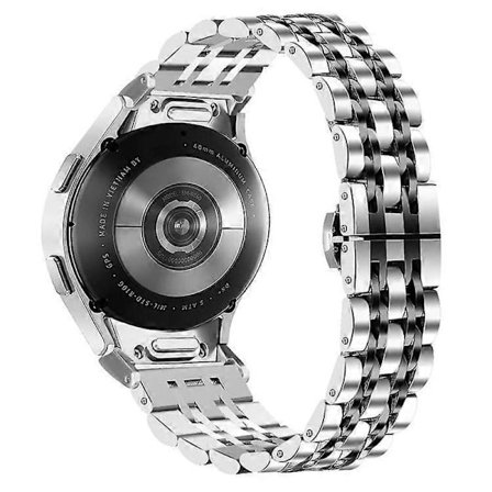 Yhteensopiva Samsung Galaxy Watch 5 / 5 Pro / Watch4 / Watch4 Classic 46mm:n kanssa, korvaava ranneke ruostumattomasta teräksestä