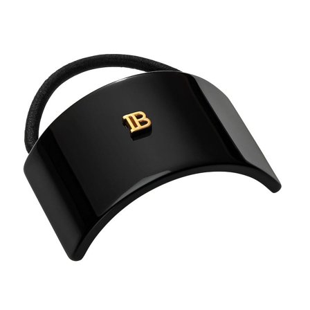 BALMAIN PARIS Hair Couture Cellulose Acetate Elastique Pour Cheveux Black, Hår, Hårpynt, Hårelastikker