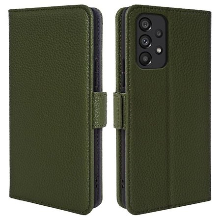 Cover i äkta nötskinn till Samsung Galaxy A53 5g Litchi Texture Stand Phone case