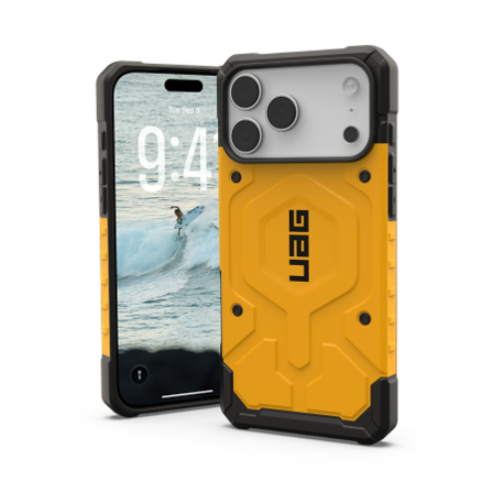 UAG Pathfinder MagSafe kotelo iPhone 17 Pro Maxille - keltainen