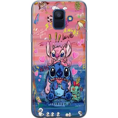 Samsung Galaxy A6 (2018) L pin kyv kuori Stitch taide