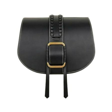 Ba&Sh, Teddy M leather bag Czarny, Kobieta, Rozmiar: ONE Size