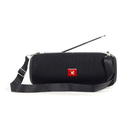 Bærbar Bluetooth-højttaler med FM-radio - Sort