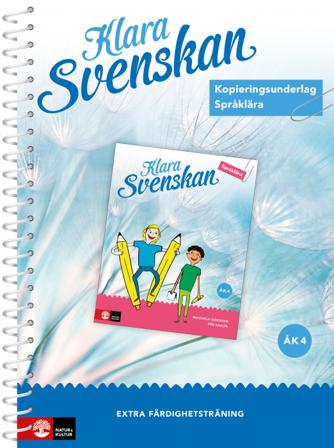 Klara svenskan åk 4 Kopieringsunderlag Språklära - Bok - Spiralbunden
