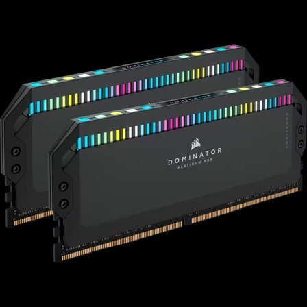 Corsair 32GB (2 x 16GB) DDR5 6400MHz Dominator Platinum RGB LED XMP 3.0 Black Heatspreader 1.4V CL32