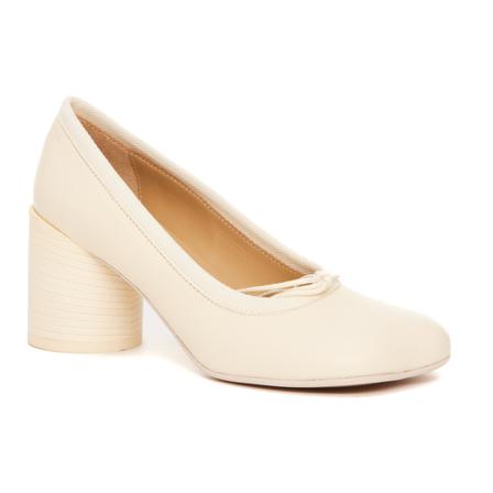 MM6 Maison Margiela With Heel White , Wit , Dames , Maat: 37 1/2 EU Pumps
