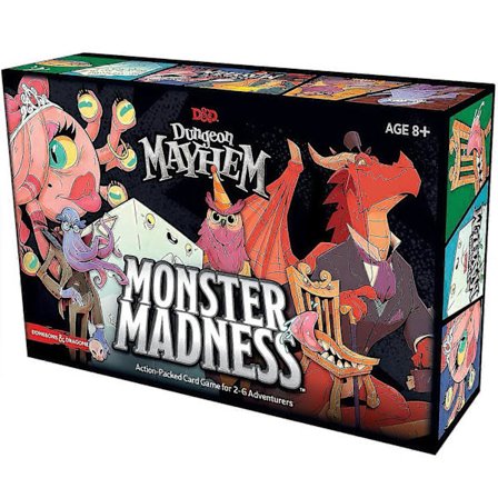 D&D Dungeon Mayhem kortspel | 8+ 2-6 spelare, roliga strider, familjesammankomster, väninteraktion (FMY)
