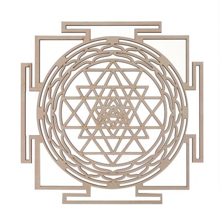 Flower Of Life Energimatte Slice Wood Base STIL 5-30CM Style 5-30cm
